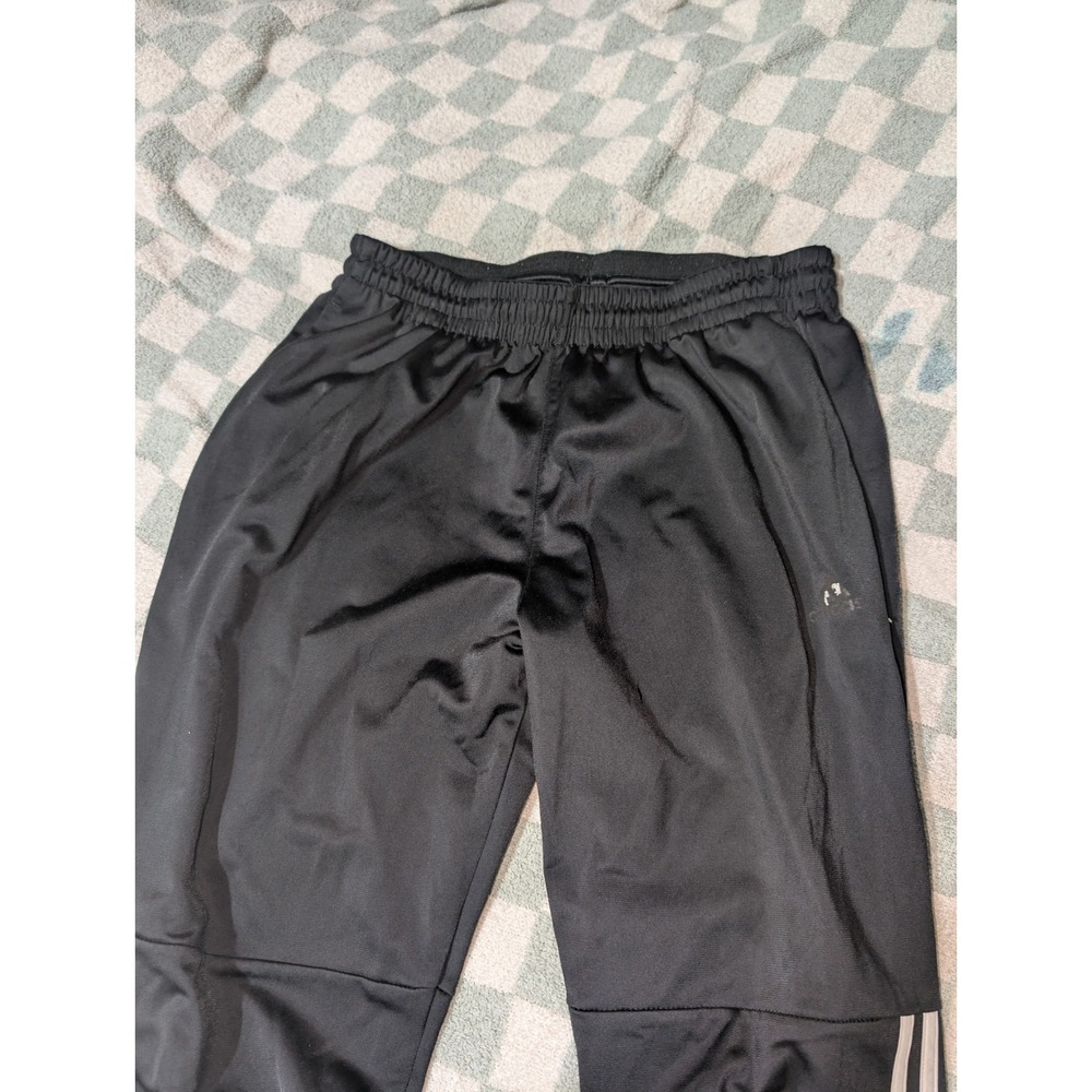Adidas Track Pants Black Athletic Training Warm Up Joggers Mens Sz L A2 - Picture 2 of 4